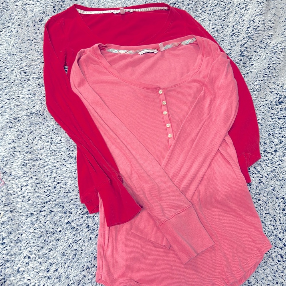 2 Victoria Secret Long Sleep S/P